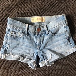 Light wash Jean Shorts